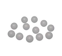 CSFFA 1-100Pcs White Polypropylene PP Solid Plastic Ball Floating Translucent Dia 2.38/2.5/3.375/3.5/4/4.5/5.55/6/6.35/7-50mm(50Pcs,10mm)