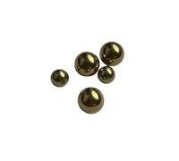 CSFFA 1/2/5/10/50/100Pcs H62 Solid Precision Brass Ball Diameter 1/1.8/2/2.2/3/3.5/4/5/6/7/8/9/10/ 20/30/40/50/60mm Pure(12mm(5pcs))