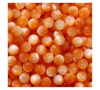 CSFFA 10/20Pcs/Lot 8/10/12mm Resin Round Shape Loose Spacer Beads for Handmade Making Jewelry DIY Bracelet Necklace Accessories(Orange_12mm-10pcs)