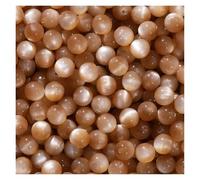 CSFFA 10/20Pcs/Lot 8/10/12mm Resin Round Shape Loose Spacer Beads for Handmade Making Jewelry DIY Bracelet Necklace Accessories(Grey)