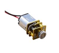 CSFFA 12mm Micro N10 Full Metal Gearbox Gear Motor DC3V-6V 5V 55RPM Slow Speed 17 Teeth Stainless Steel For 3D Printing Pen Robot