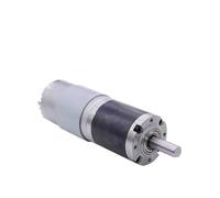 CSFFA 12V24VDC Low Speed Long Life Super Powerful Torque 42mm Planetary Gearbox Gears 775 Motor Planet Deceleration Brushed Gearmotor(10mm shaft,23RPM_12V)