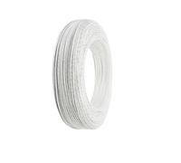 CSFFA 1m High Temperature UL1332 PTFE Wire AWG 30 28 26 24 22 20 18 16 14 13 12 11 10 FEP Insulated Tinned Copper Cable For 3D Printer(White,18AWG)