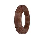 CSFFA 1m High Temperature UL1332 PTFE Wire AWG 30 28 26 24 22 20 18 16 14 13 12 11 10 FEP Insulated Tinned Copper Cable For 3D Printer(Brown,22AWG)