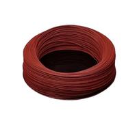 CSFFA 2/5/10M UL1332 PTFE Wire FEP Plastic Insulated High Temperature Electron Cable 28/26/24/22/20/18/16/14/12/10AWG For 3D Printer(Red,5 Meters,10AWG)