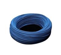 CSFFA 2/5/10M UL1332 PTFE Wire FEP Plastic Insulated High Temperature Electron Cable 28/26/24/22/20/18/16/14/12/10AWG For 3D Printer(Blue,10 Meters,20AWG)