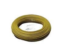 CSFFA 2/5/10M UL1332 PTFE Wire FEP Plastic Insulated High Temperature Electron Cable 28/26/24/22/20/18/16/14/12/10AWG For 3D Printer(Yellow,2 Meters,14AWG)