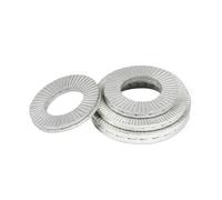 CSFFA 20/10/ 5 Pairs (2pcs Glued) Self-Lock Washers Genuine Wedge Stainless Steel Dacromet M3 M4 M5 M6 M8 M10 M12 M14 M16 M18 M20 M22(Dacromet Treated,M6 x20pairs)