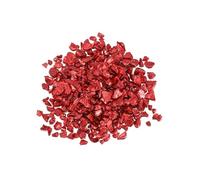 CSFFA 20/50g Glass Metal Crushed Stone Filler DIY Table Decoration Cake Fruit Coaster Filling Decorative Crystal for Epoxy Resin Mold(Red_M-20Grams)
