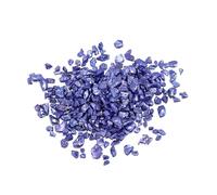 CSFFA 20/50g Glass Metal Crushed Stone Filler DIY Table Decoration Cake Fruit Coaster Filling Decorative Crystal for Epoxy Resin Mold(Light Blue_M-20Grams)