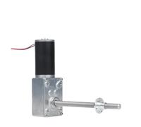 CSFFA 5840-31ZY Worm Gear Reducer Motor Screw M8 Shaft 12v24V Self-locking 12-470RPM(50 RPM_24V)