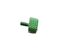 CSFFA 5pcs 10pcs Aluminum Thumb Screw M3 M4 M5 M6*6/8/10/12/16/20 Knurled Head Colourful Aluminum Hand Tighten Screw Bolts(Green,16MM_M3 10PCS)