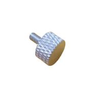 CSFFA 5pcs 10pcs Aluminum Thumb Screw M3 M4 M5 M6*6/8/10/12/16/20 Knurled Head Colourful Aluminum Hand Tighten Screw Bolts(Sliver,8MM_M3 10PCS)
