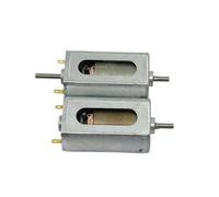 CSFFA DC 6V-12V Micro 20mm FK-180PH Carbon Brush Motor Single Shaft/Dual High Speed Electric DIY HO Slot Car Boat Train(Dual Shaft)