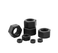 CSFFA Hexagon Hex Nuts M2 .5M3 M4 M5 M6 M8 M10 M12 M14 M16 M18 M20 M22 M24 M27 Black Oxide Carbon Steel Metric(M8 x10pcs)