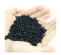 CSFFA Solid Rubber Ball Dia 4/4.5/4.76/5/5.3/6.35/6.7/7/8/9/10/10.7-12.7mm Black Circular Wear-resistant Check Valve Rubber Ball(4mm,5pcs)