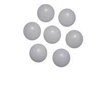 CSFFA White Polypropylene PP Solid Plastic Ball Diameter 2/4/10/15/20/25/30/40/50mm Floating Translucent Plastic Ball(50mm(1pcs))