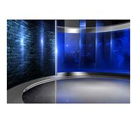 CSFOTO 7x5ft Studio Backdrop News Broadcasting Display Screens Concert Interview Weather Forecast Program Studio Background for Photography Video Conferencing Background Live Video Decor Supplies