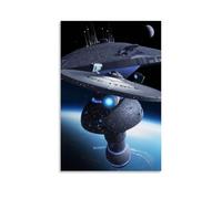 CSFWRUKL USS Enterprise Ships Space Poster Decorative Painting Canvas Wall Art Living Room Poster Bedroom Painting Wall Art Picture Print Modern Family Room Decor 12 x 18 Inches (30 x 45 cm)