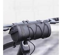 CSGHF Bike Handlebar Bag for Specialized Turbo Tero, Handy Front Bike Bags Bicycle Front Frame Storage Pouch Frame Storage Roll Bag, Fits Most Mountain and Road Bicycles,Black
