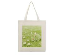CSGJMYGS Kapok Light Green Cotton Polyester Blend Canvas Tote Bag