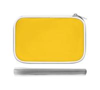 CSGJMYGS Milk Duck Yellow Multi-Functional PU Pen Case, Waterproof Zipper Stationery Organizer, Portable Storage Pouch for Office Supplies Cosmetics Travel Accessories And Daily Use