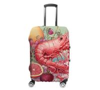 CSGJMYGS Travel Luggage Cover Elastic Washable Suitcase Cover Fashion Scratch-Resistant Baggage Covers Pomegranates And Fruits Suitcase Protector Fit 18-32 Inch Luggage, style-1, L