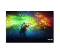CSGO Counter Strike Global Offensive Game 23 Canvas Poster Wall Art Decor Print Picture for Living Room Bedroom 24x36inch(60x90cm)