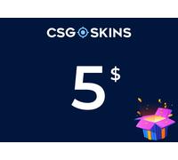 CSGO-Skins 5 USD Gift Card Key - GLOBAL