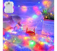 cshare Battery Fairy Lights, 5M 50 LED Fairy Lights Battery Operated with Timer, IP65 Waterproof String Lights for Jar Garden Camping Christmas Indoor Outdoor Decorations, Multicolor