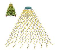 cshare Christmas Tree Lights, 3M/9.8Ft * 16 Lines 592LEDs Fairy Lights Mains Powered with 8 Light Modes,Memory & Timing Function,Waterproof for (8-10ft) Christmas Tree Indoor and Outdoor- Warmwhite
