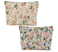 CSHVJ Western Gifts Boots Cow Floral Basketball Cat Sarcastic Raccoon Makeup Bag with Zipper Travel Gifts for Women Girls, Multicolor 0419, 9.62 * 7.42 Inches
