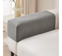 CSHWXY 2pcs/set Elastic sofa cover for pet friendly all season universal sofa cover style anti slip sofa gloves,Dark Grey,2pcs/set