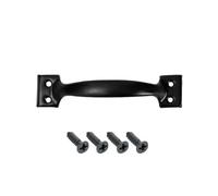 CSHWXY 5/1Set 4/6 Inches Metal Bow Door Handles with Screw Furniture Cabinets Drawer Handles Iron Gate Pulls Barn Shed Door Knobs,Bronze 6inch,5 Set
