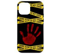 CSI - Crime Scene, Forensic Science, Police - Red Handprint Case for iPhone 12 mini