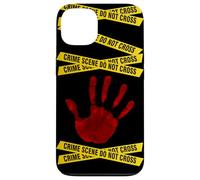 CSI - Crime Scene, Forensic Science, Police - Red Handprint Case for iPhone 13
