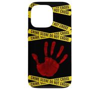 CSI - Crime Scene, Forensic Science, Police - Red Handprint Case for iPhone 13 Pro