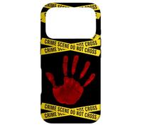 CSI - Crime Scene, Forensic Science, Police - Red Handprint Case for iPhone 17 Pro