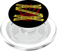 CSI - Crime Scene, Forensic Science, Police - Red Handprint PopSockets PopGrip for MagSafe