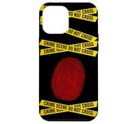 CSI - Forensic Science, Police Detective - Red Fingerprint Case for iPhone 12 Pro Max