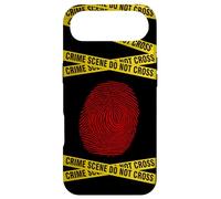CSI - Forensic Science, Police Detective - Red Fingerprint Case for iPhone Air