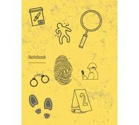 CSI-Inspired Grid Dot Notebook: Crime Scene Inspired Grid Dot Notebook 8.5"x11" 120-pg for True Crime Fanatics