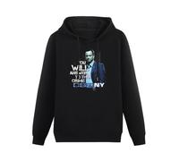Csi New York You Will Answer Hoody Mens Classic Merchandise Mac Hoody Unisex Ptinted Hoodies Long Sleeve Men's Hooded with Pocket Black XXL