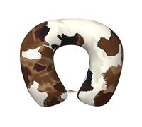 CSIVKEJ Cow Print Print Travel Pillow Neck Pillow Memory Foam Traveling Accessory Travel Head Pillow