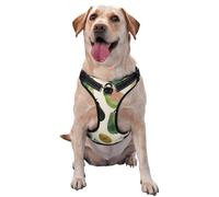 CSIVKEJ Dog Harness and Leash Set, Anti-Pull Dog Leash For Medium, Small and Large Dogs, Reflective Anti-Choking Pet Oxford Vest with Easy Control Handle For Training Or Walking.(M size)