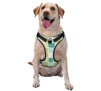 CSIVKEJ Dog Harness and Leash Set, Anti-Pull Dog Leash For Medium, Small and Large Dogs, Reflective Anti-Choking Pet Oxford Vest with Easy Control Handle For Training Or Walking.(XL size)