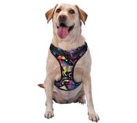 CSIVKEJ Dog Leash Vest,No-Pull Dog Leash For Medium, Small And Large Dogs, Reflective Anti-Choking Pet Oxford Vest With Easy Control Handle For Training Or Walking.
