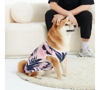 CSIVKEJ Pineapple Print Pet Clothing For Cats And Dogs Soft Cute Puppy Vest Small Medium Large Dog T-Shirt