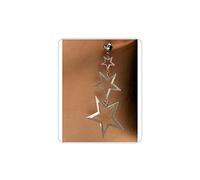 CSIYANJRY99 A Pair Star Dangle Earrings for Women Rhinestone Crystal Long Tassel Stars Charms Drop Dangling Stud Fashion Lightweight Festival Christmas Birthday Party Jewelry Dainty Gifts for Friends