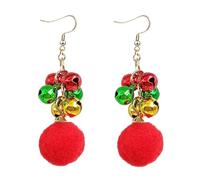 CSIYANJRY99 Christmas Earrings for Women Acrylic Holiday Dangle Earrings Christmas Stud Tree Snowflake Bow Bells Light Earrings Bulk Cute Christmas Party Jewelry, Zinc, No Gemstone